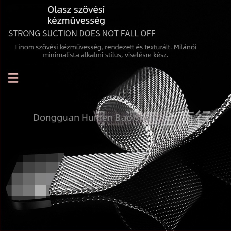 S10 fém mágneses Milanese szíj Apple Watch-hoz