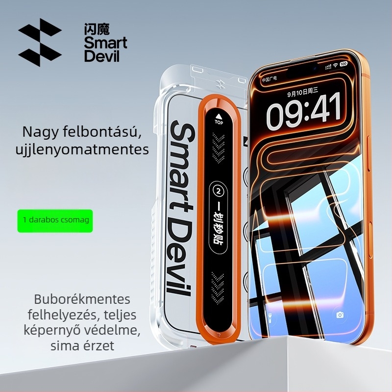 Edzett üveg teljes képernyős védő iPhone 16 Pro Max számára (Márka: Zifan; Anyag: Asahi üveg; Filmtípus: Teljes képernyő; Film jellemzői: HD)