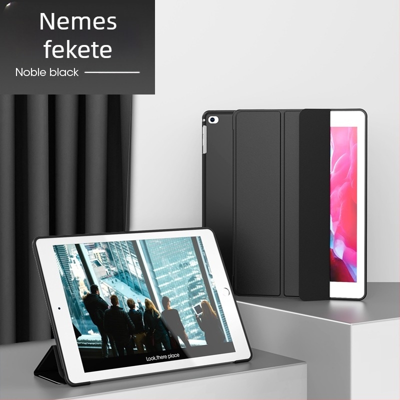 Vimay iPad védőtok hőelvezetéssel, mágneses zár, tartó, TPU, domborított dizájn, alvás funkció támogatva