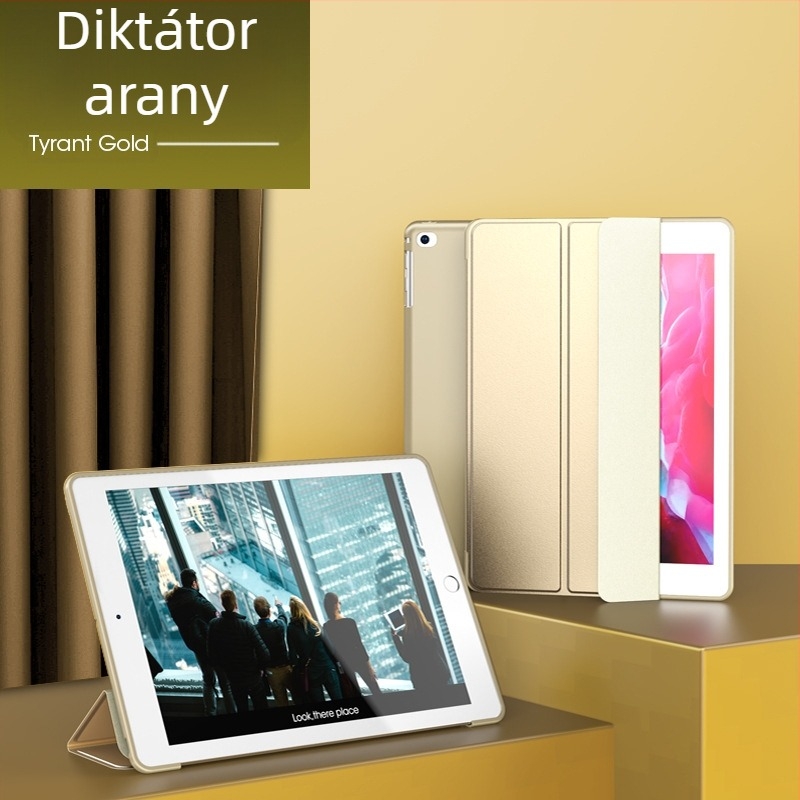 Vimay iPad védőtok hőelvezetéssel, mágneses zár, tartó, TPU, domborított dizájn, alvás funkció támogatva