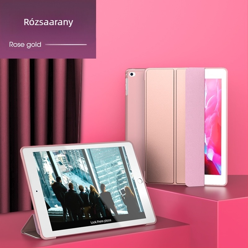 Vimay iPad védőtok hőelvezetéssel, mágneses zár, tartó, TPU, domborított dizájn, alvás funkció támogatva