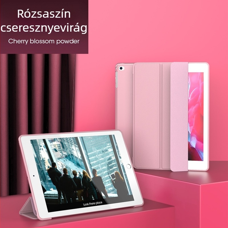 Vimay iPad védőtok hőelvezetéssel, mágneses zár, tartó, TPU, domborított dizájn, alvás funkció támogatva