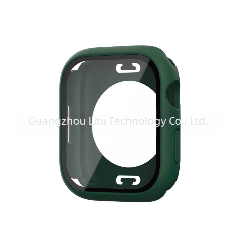 Apple Watchhoz vízálló védőtok integrált edzett üveg kijelzővédővel és 360°-os teljes fedettséggel
