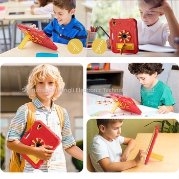 Ütésálló szilikon-PC védőtok iPad mini 8,3 hüvelykeshez állvánnyal