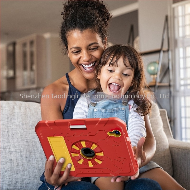 Ütésálló szilikon-PC védőtok iPad mini 8,3 hüvelykeshez állvánnyal