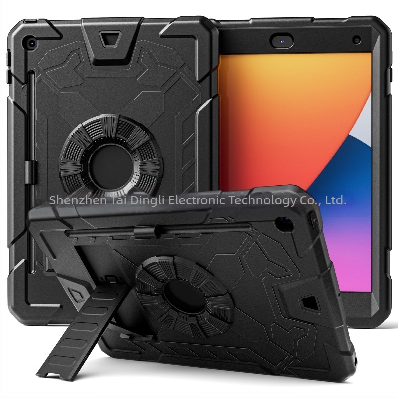 Ütésálló szilikon-PC védőtok iPad mini 8,3 hüvelykeshez állvánnyal