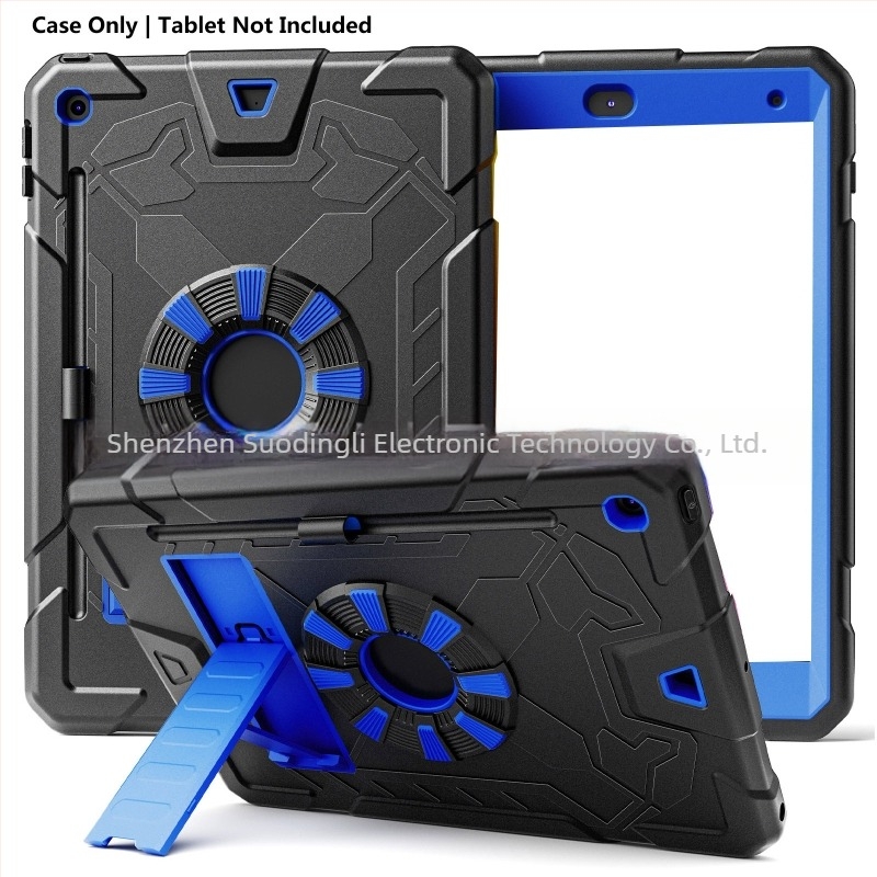 Ütésálló szilikon-PC védőtok iPad mini 8,3 hüvelykeshez állvánnyal