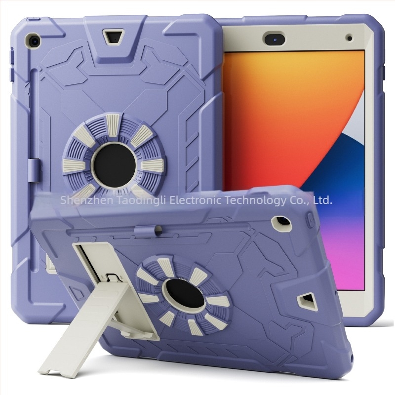 Ütésálló szilikon-PC védőtok iPad mini 8,3 hüvelykeshez állvánnyal