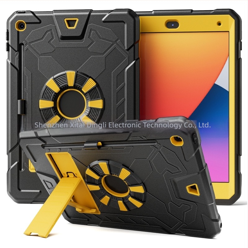 Ütésálló szilikon-PC védőtok iPad mini 8,3 hüvelykeshez állvánnyal