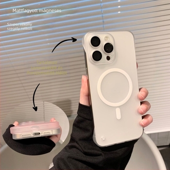 Ke xinf matt keret nélküli mágneses PC tok iPhone 12–14 sorozathoz – ütésálló, ujjlenyomat-mentes