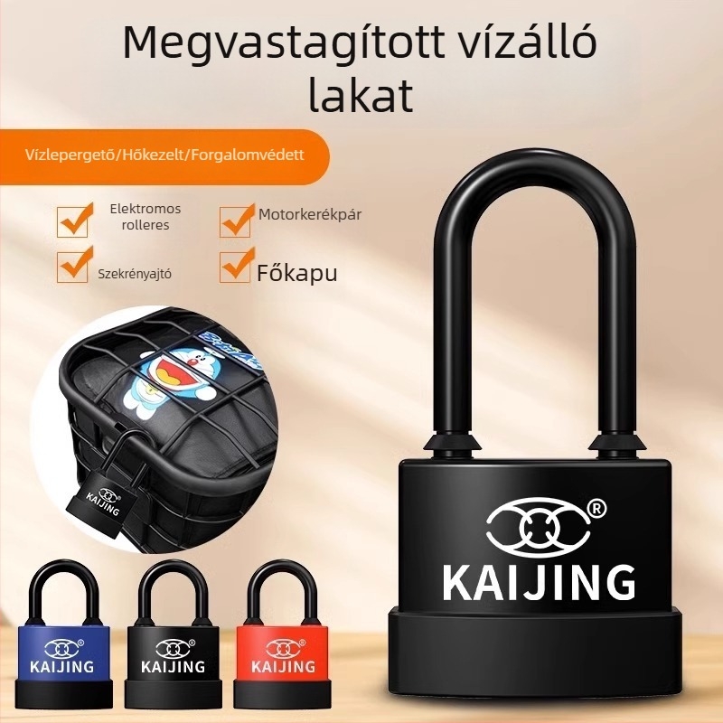 Biztonsági zár Type C, vas test, Neck Strength márka, könnyű luxus stílus, normál használatra