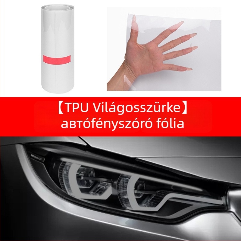 Runze guanglong TPU autófényszórók színváltó fóliája fényvezérléssel, önhelyreállító, karcolás ellen védelem, első és hátsó lámpákhoz