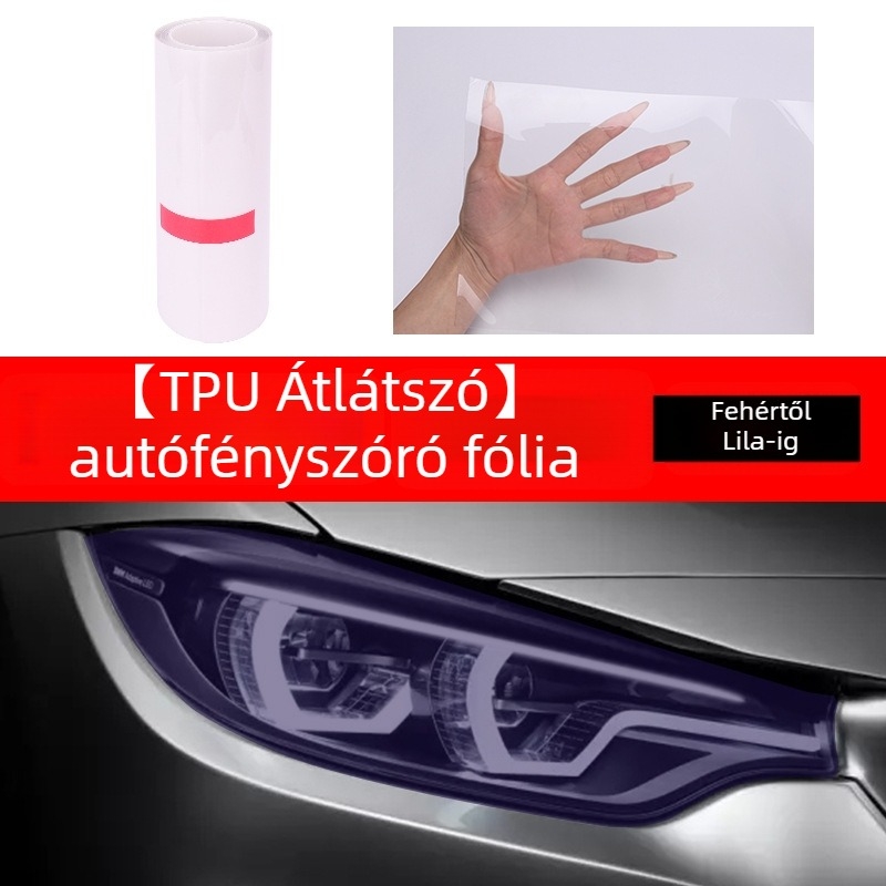 Runze guanglong TPU autófényszórók színváltó fóliája fényvezérléssel, önhelyreállító, karcolás ellen védelem, első és hátsó lámpákhoz