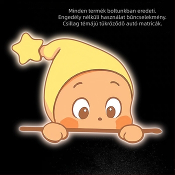 Autóhoz való reflexiós figyelmeztető matrica – Márka Fan jing; Anyag: matrica; Típus: reflexiós figyelmeztető matrica; Szerelés: szívókorongos