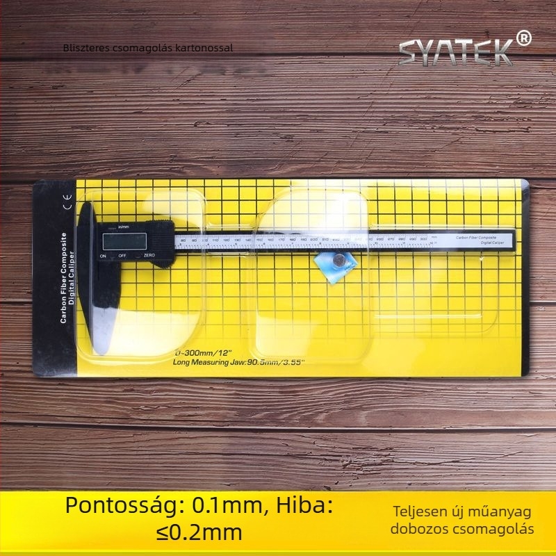 Háztartási digitális tolómérő, kiváló pontosság, kijelzővel