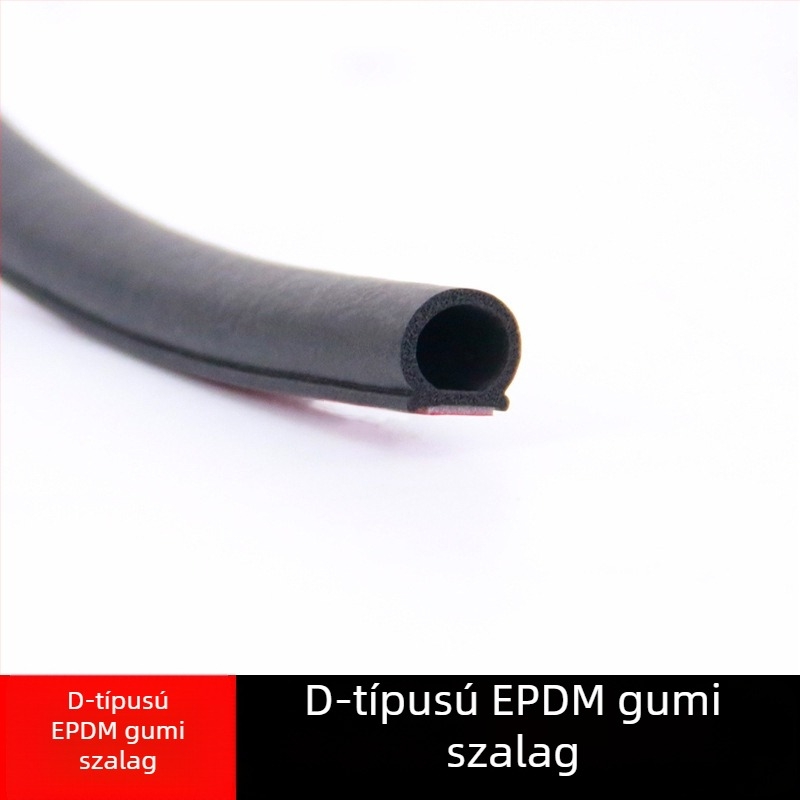 Autó ajtó tömítőszalag, gumi alapanyagból, öt- és hatlyukos dizájn, hangszigetelés és vízálló, különböző modellekhez