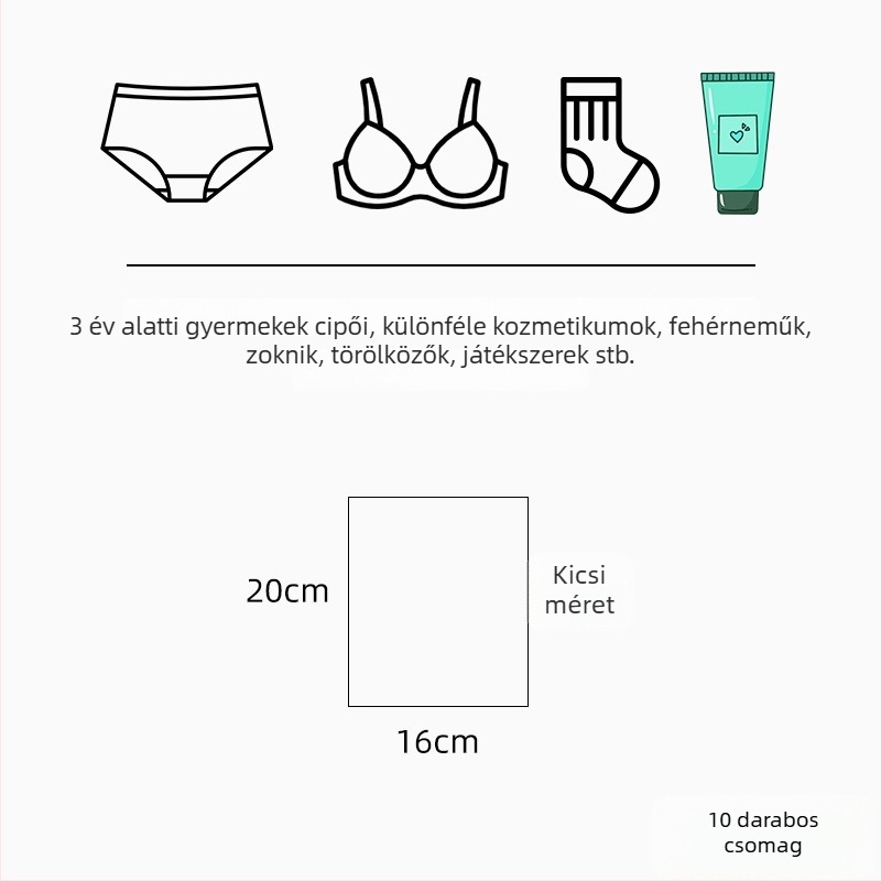 Utazó tároló táska vízálló húzózsinóros tok, porvédett szervező utazásokhoz, smink, konyha, íróasztal, hálószoba