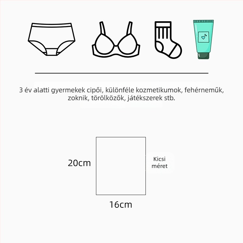 Utazó tároló táska vízálló húzózsinóros tok, porvédett szervező utazásokhoz, smink, konyha, íróasztal, hálószoba