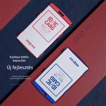 Rip kártyatartó, ABS anyag, kártyatípus, modern minimalist stílus, irodai és üzleti felhasználásra