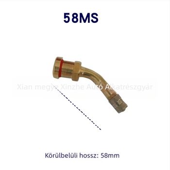 Xinze tubeless szelep, réz, csavaros szerelés, közönséges magürege