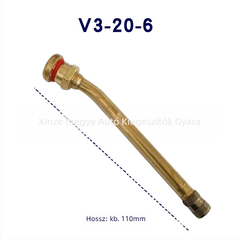 Xinze tubeless szelep, réz, csavaros szerelés, közönséges magürege