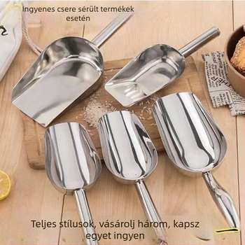 Nylon kanál- és spatulakészlet – sokoldalú merőkanál tészta, rizs, liszt, gabonafélék, tea, popcorn, magvak és jég számára
