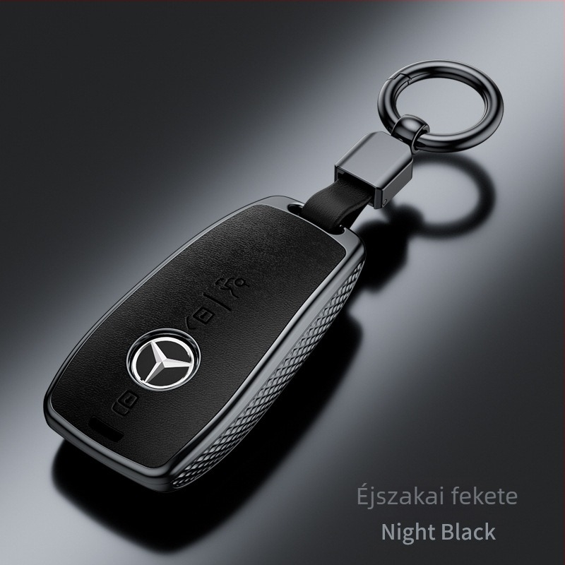 Mercedes-Benz GLC kulcsvédő tok Napa mintával a C260L, C200L, GLB, GLE350, E300L, E260 modellekhez