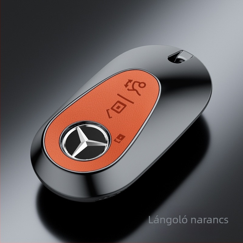 Mercedes-Benz GLC kulcsvédő tok Napa mintával a C260L, C200L, GLB, GLE350, E300L, E260 modellekhez