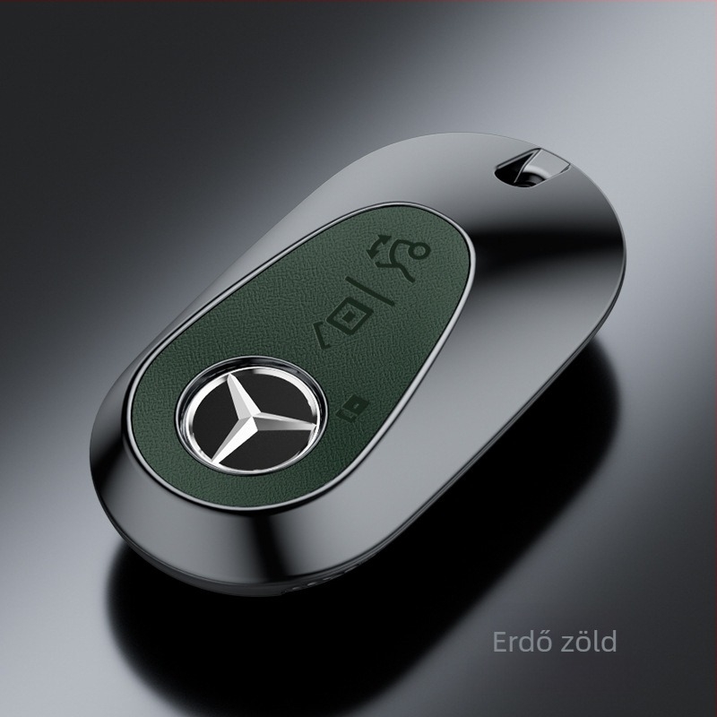 Mercedes-Benz GLC kulcsvédő tok Napa mintával a C260L, C200L, GLB, GLE350, E300L, E260 modellekhez