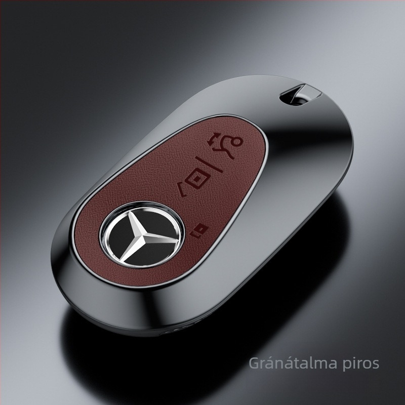 Mercedes-Benz GLC kulcsvédő tok Napa mintával a C260L, C200L, GLB, GLE350, E300L, E260 modellekhez