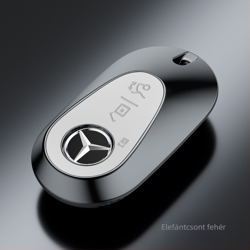 Mercedes-Benz GLC kulcsvédő tok Napa mintával a C260L, C200L, GLB, GLE350, E300L, E260 modellekhez
