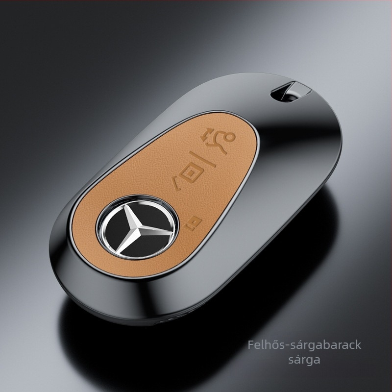 Mercedes-Benz GLC kulcsvédő tok Napa mintával a C260L, C200L, GLB, GLE350, E300L, E260 modellekhez