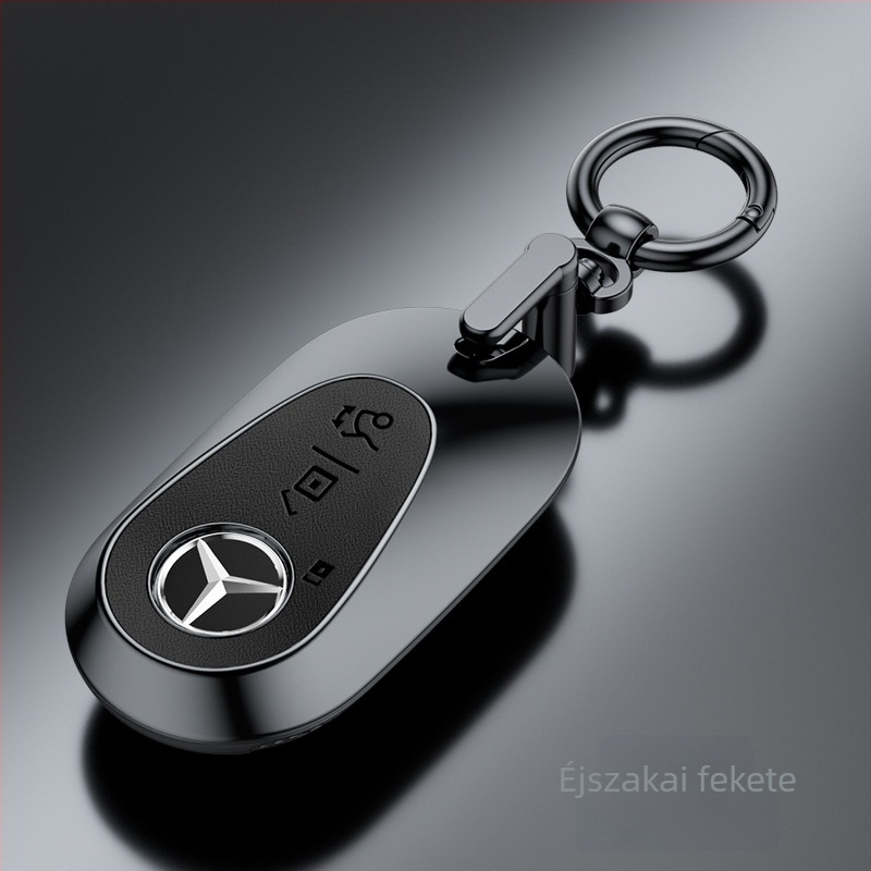 Mercedes-Benz GLC kulcsvédő tok Napa mintával a C260L, C200L, GLB, GLE350, E300L, E260 modellekhez