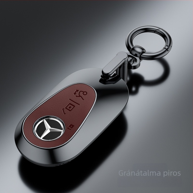 Mercedes-Benz GLC kulcsvédő tok Napa mintával a C260L, C200L, GLB, GLE350, E300L, E260 modellekhez