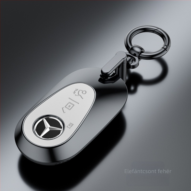 Mercedes-Benz GLC kulcsvédő tok Napa mintával a C260L, C200L, GLB, GLE350, E300L, E260 modellekhez