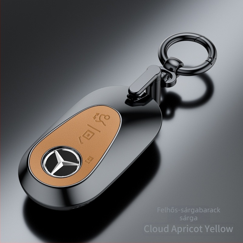 Mercedes-Benz GLC kulcsvédő tok Napa mintával a C260L, C200L, GLB, GLE350, E300L, E260 modellekhez
