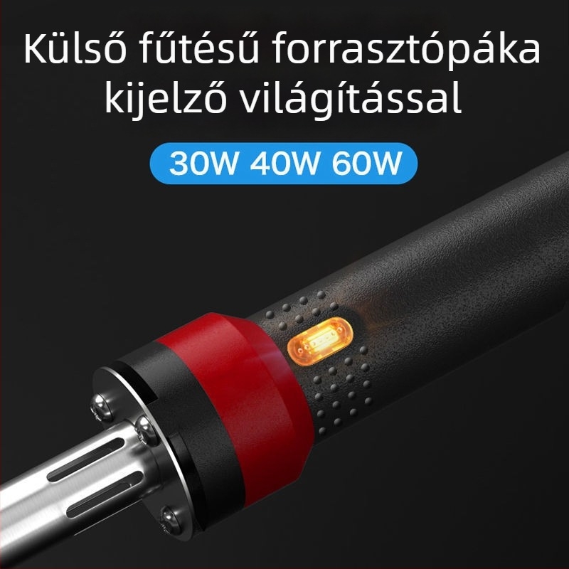 Rozsdamentes acélból készült forrasztópáka készlet csatlakozók és digitális vezetékek forrasztására