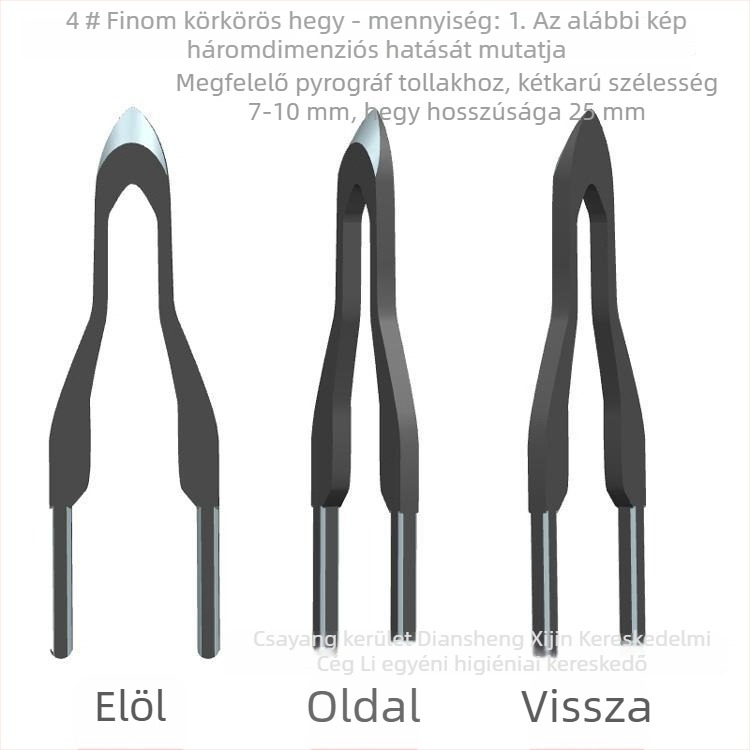 Szakmai pyrográf tollhegy – elektromosan melegedő gravírozó hegy