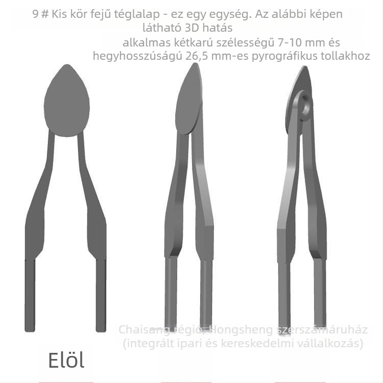 Szakmai pyrográf tollhegy – elektromosan melegedő gravírozó hegy