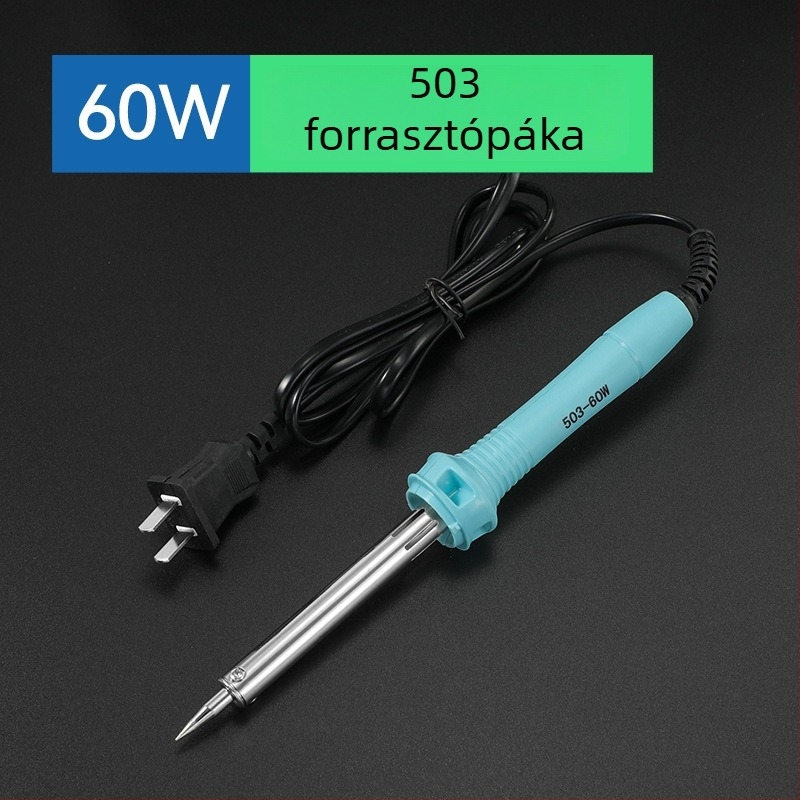 Fa markolatú elektromos forrasztóvas, külső fűtés, 60W, 220V, 480°C