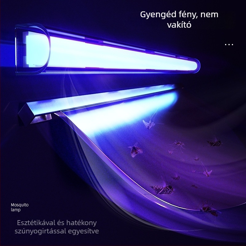 Ragasztó szúnyog-gyilkos lámpa – LED fényforrás, csapda fényhullámokkal, nem forgó, WM600-GB01L modell, 61㎡+ területre