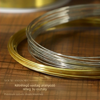 Rézdrót DIY ókori Hanfu ékszerekhez, dróthúzás feldolgozás, Nyolcszem minta, Yiwu eredet