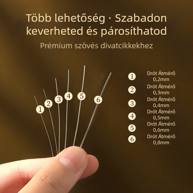 Rézdrót DIY ókori Hanfu ékszerekhez, dróthúzás feldolgozás, Nyolcszem minta, Yiwu eredet