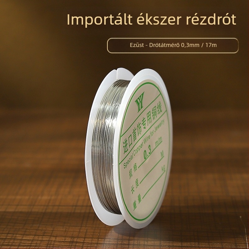 Rézdrót DIY ókori Hanfu ékszerekhez, dróthúzás feldolgozás, Nyolcszem minta, Yiwu eredet