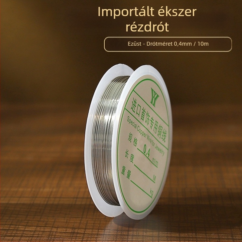 Rézdrót DIY ókori Hanfu ékszerekhez, dróthúzás feldolgozás, Nyolcszem minta, Yiwu eredet