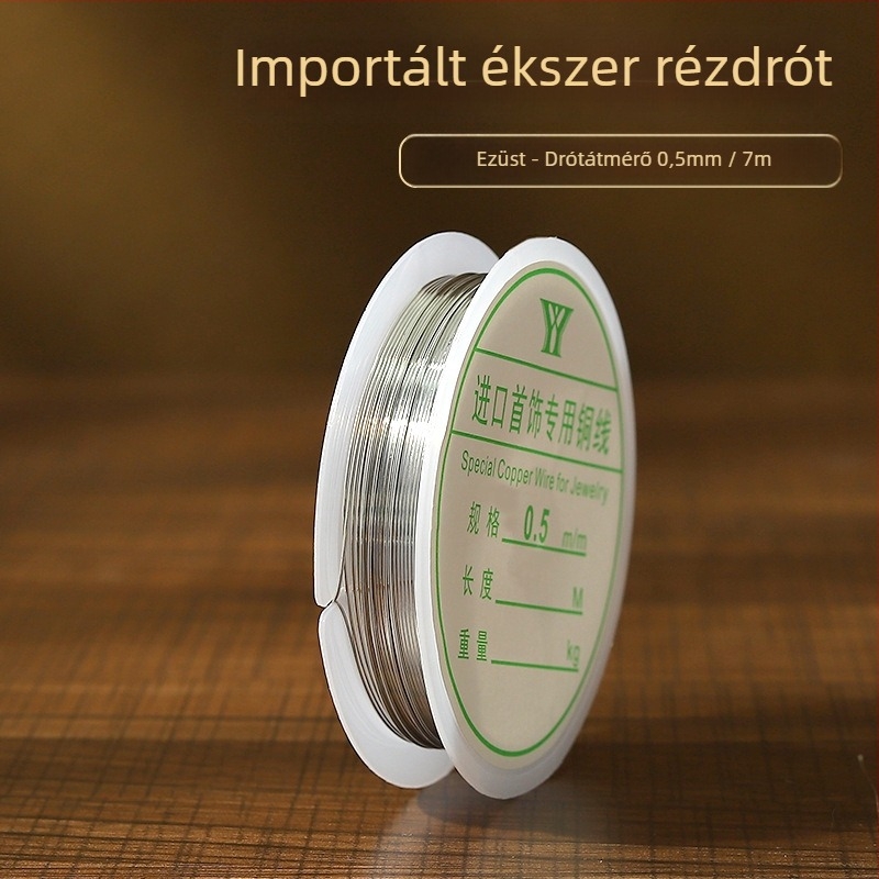 Rézdrót DIY ókori Hanfu ékszerekhez, dróthúzás feldolgozás, Nyolcszem minta, Yiwu eredet