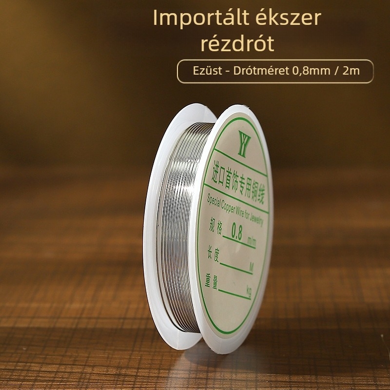 Rézdrót DIY ókori Hanfu ékszerekhez, dróthúzás feldolgozás, Nyolcszem minta, Yiwu eredet