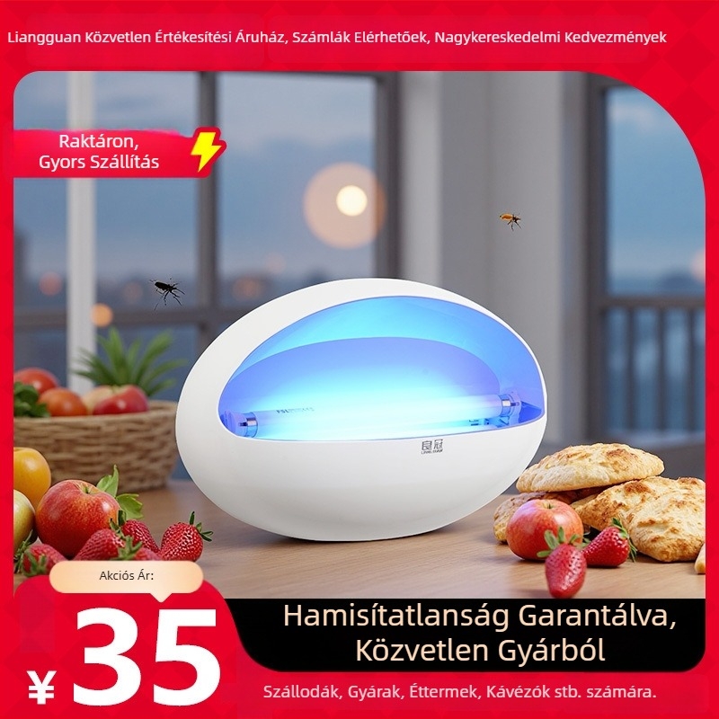 Falihoz szerelhető ragadós szúnyog- és legyek elleni lámpa, LG-298L, T5-8W, 220V, testreszabható, nagykereskedelmi