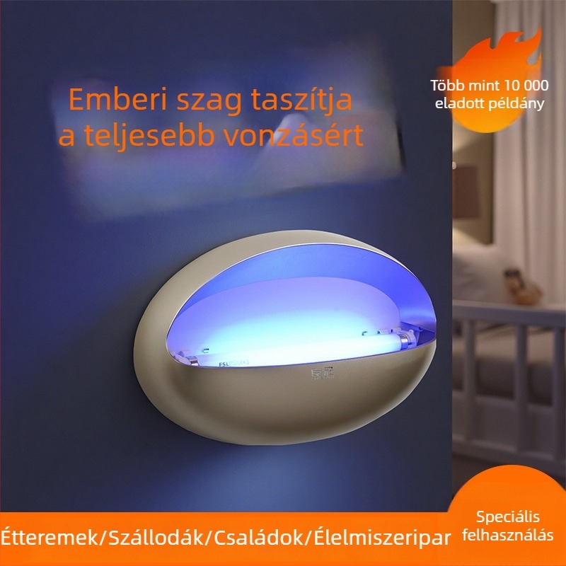 Falihoz szerelhető ragadós szúnyog- és legyek elleni lámpa, LG-298L, T5-8W, 220V, testreszabható, nagykereskedelmi