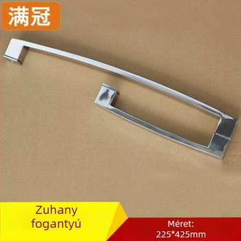 Zuhanyajtó fogantyú - rozsdamentes acélból, L- és hét alakú, üvegajtókhoz, 304-es osztály